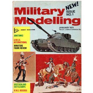 Military Modelling Hobby Magazine Issue Number ONE, Jan. 1971, Complete Original
